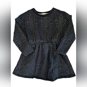 🇨🇦 Miles The Label Polka Dot Kids Casual Dress - Black and White